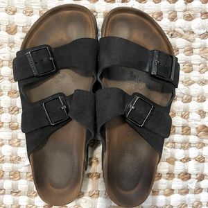 Size 10 Black Suede Birkenstocks